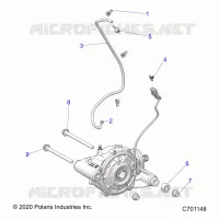 TREN, FRONT GEARCASE MOUNTING