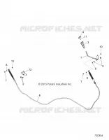 TREN, SHIFT LEVER AND CABLE