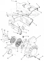 VENTILADOR DE LA CUBIERTA Y EL ARRANQUE DE RETROCESO SUPER SPORT 0960743 (4932183218C011)