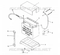 CAJA DE BATERIA SL 750 B944070 (4927012701016A)