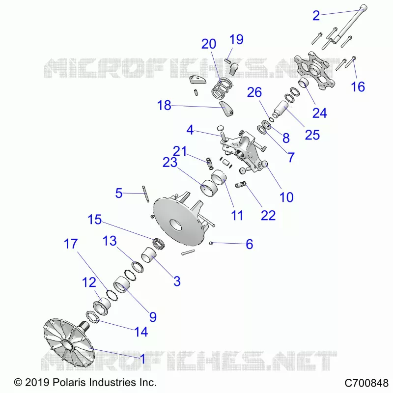 TREN, PRIMARY CLUTCH