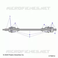 TREN, FRONT HALF SHAFT