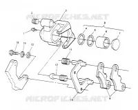 MONTAJE DE FRENO DELANTERA Trail Blazer W957221 (4930363036B003)