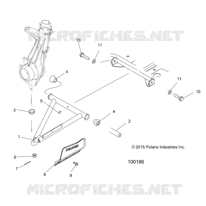 SUSPENSION, A-ARM AND PUNTAL MOUNTING