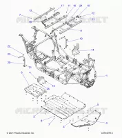 CHASSIS, MAIN FRAME AND ESQUÃD PLATES
