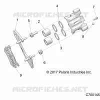 BRAKES, PINZA TRASERA