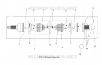 DRIVE TRAIN, EJE DE TRANSMISIÃ“N, REAR