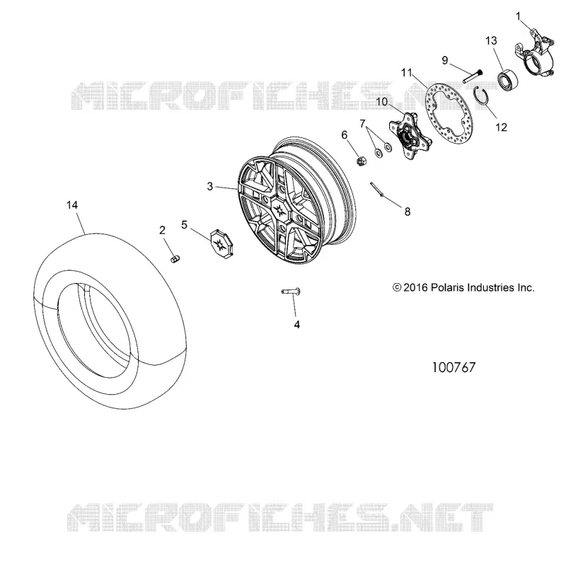 RUEDAS, FRONT AND HUB