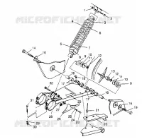El balanceo del brazo y CHOQUE Trail Blazer W957221 (4930363036B009)