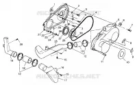 tapa del embrague (300) XPRESS 300 W97CA28C (4939603960C007)