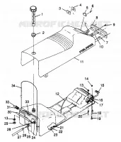 ASIENTO Y TANQUE DE GAS 500 EFI 0973774 (4938423842A006)