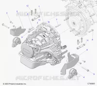 TREN, TRANSMISSION MOUNTING