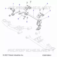SUSPENSION, FRONT BARRA ESTABILIZADORA