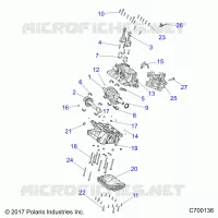 ENGINE, CRANKCASE AND CIGUEÑAL