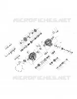 DRIVE TRAIN, PRINCIPAL GEARCASE INTERNALS