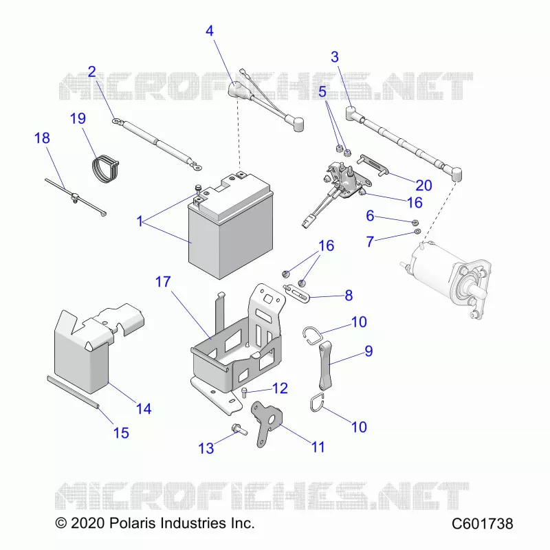 ELECTRICA, BATTERY BOX  ASM.