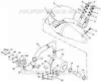 SISTEMA DE ESCAPE SL 900 B964291 and  Intl. SL 900 I964291 (4935583558B005)