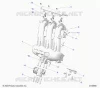 ENGINE, INTAKE MANIFOLD, CUERPO DE MARIPOSA, FUEL RAIL