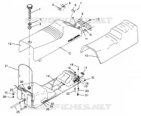 ASIENTO Y TANQUE DE GAS ULTRA SKS 0960578, EUROPEAN ULTRA SKS E960578, and ULTRA (4931683168A007)