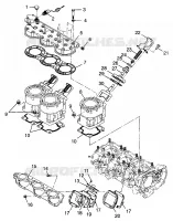 CYLINDER, HEAD   ESCAPE VÁLVULAS