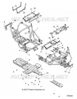 CHASSIS, MARCO PRINCIPAL AND SKID PLATES