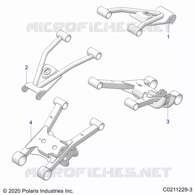 SUSPENSION TRASERA CONTROL ARMS