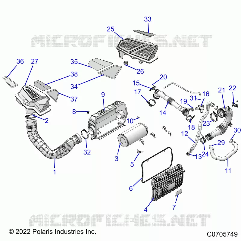 ENGINE, TOMA DE AIRE SYSTEM