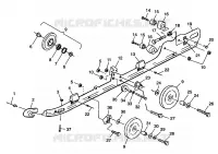 montaje en carril (SUSPENSION) 600 XC 0981758 (4944194419B011)