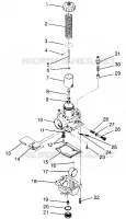 CARBURADOR XPLORER 400L W969140 (4935983598D003)