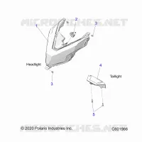ELECTRICA, HEADLIGHT AND TAILLIGHT