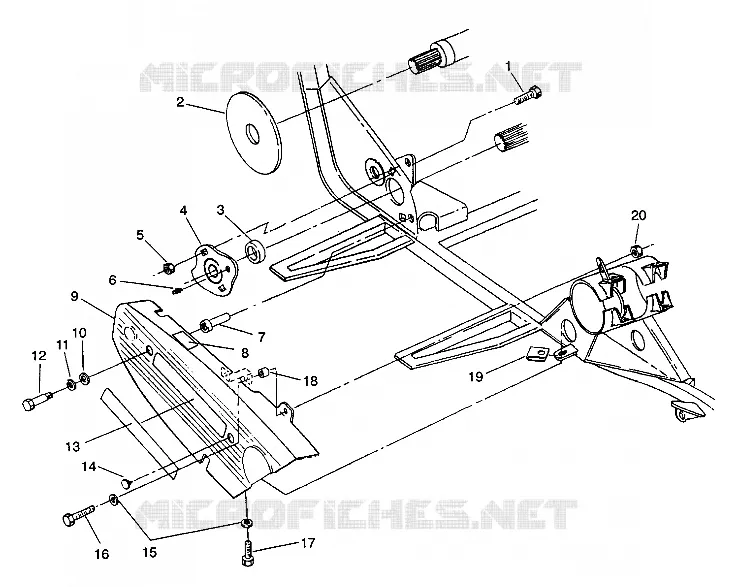 cubierta de la cadena ASSEMBLY 4X4 350L S938139 (4924342434029A)