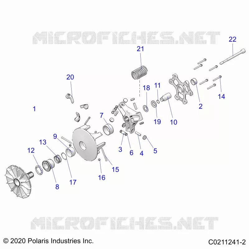 TREN, PRIMARY CLUTCH
