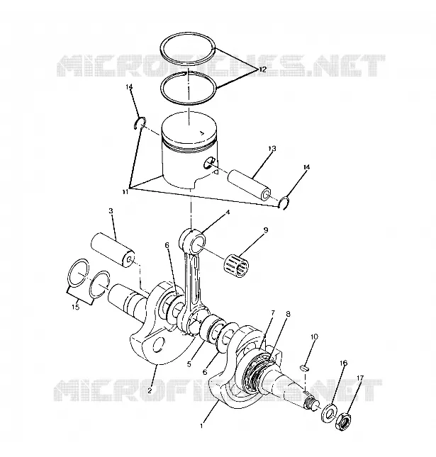 CIGUEÑAL AND PISTÓN ASSEMBLY TRAIL BLAZER / W927221 (4922852285032A)