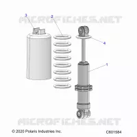 SUSPENSION, CHOQUE FRONTAL TRACK