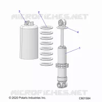 SUSPENSION, CHOQUE FRONTAL TRACK