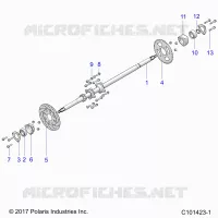 SUSPENSION TRASERA AXLE