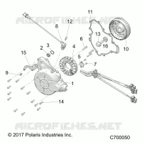 ENGINE, STATOR AND VOLANTE