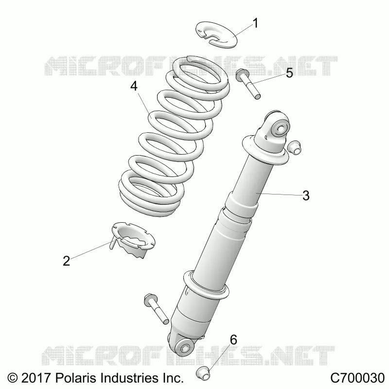 SUSPENSION TRASERA SHOCK MOUNTING