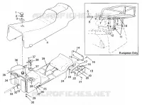 ASIENTO Y TANQUE DE GAS XLT TOURING 0963357 and EUROPEAN XLT TOURING E963357 (4931923192A009)