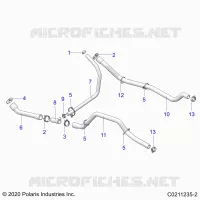 ENGINE, SISTEMA DE REFRIGERACIÃ“N, HOSES