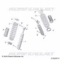 SUSPENSION TRASERA SHOCKS AND MOUNTING