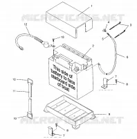 CAJA DE BATERIA SL 650 B954058 (4930483048B005)