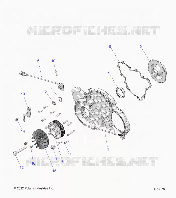 MOTOR, MAG COVER MOUNT
