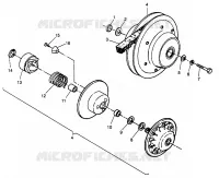 accionado de embrague Scrabler W967840 (4935823582C002)