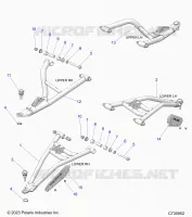SUSPENSIÃ“N DELANTERA CONTROL ARMS