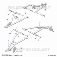 SUSPENSIÃ“N DELANTERA CONTROL ARMS