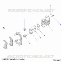 BRAKES, PINZA TRASERA