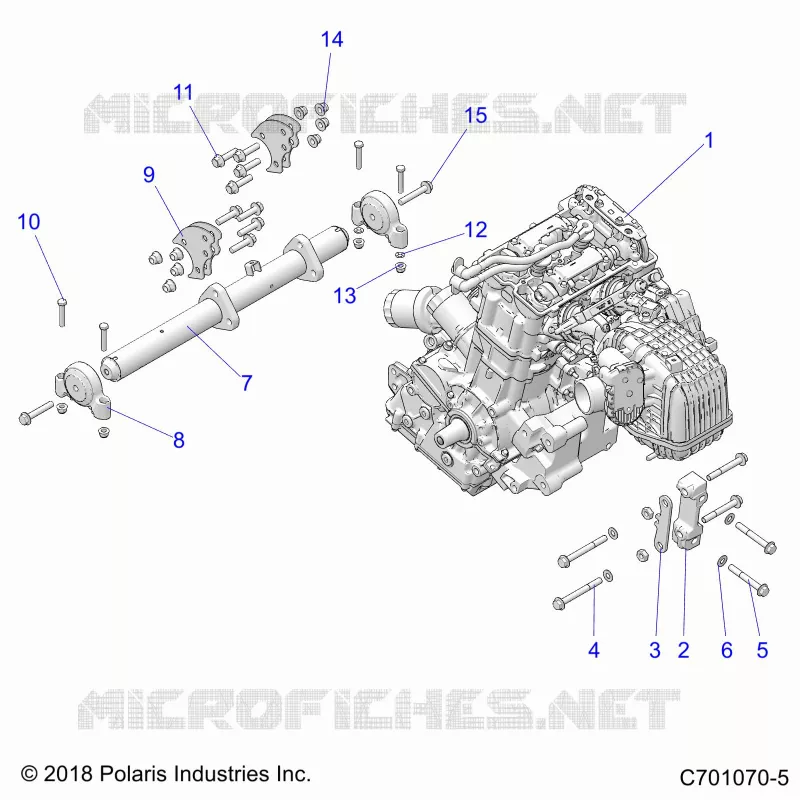 MOTOR, MOUNTING & LONG BLOCK