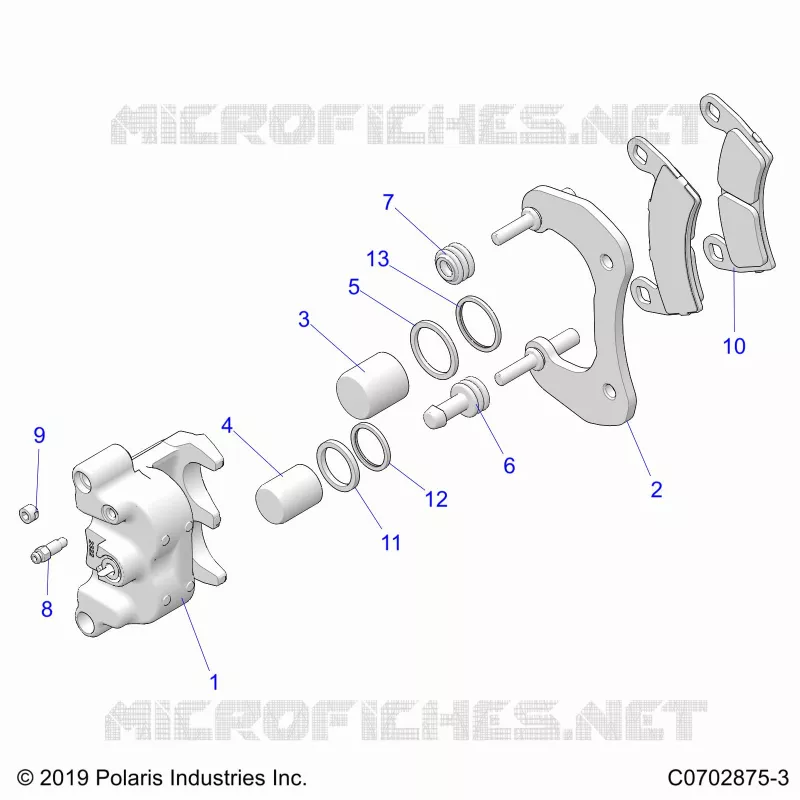 BRAKES, PINZA FRENO TRASEIRA