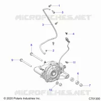 TREN, FRONT GEARCASE MOUNTING